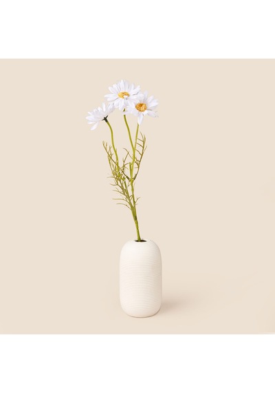 Deco Papatya Yapay Dal Çiçek - Beyaz - 47 Cm Çok Renkli