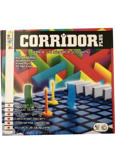 Zekice Corridor Plastik Koridor Plus Zeka ve Strateji Oyunu