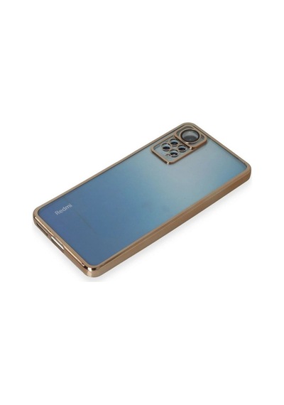 Xiaomi Redmi Note 11 Pro Kılıf Razer Lensli Silikon - Gold Diğer
