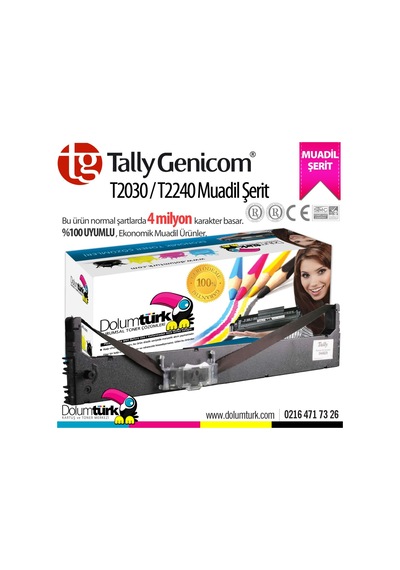 Tally T2030 Uyumlu Şerit Tally T2240 Uyumlu Uyumlu Şerit