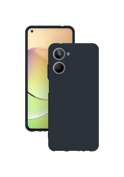 Realme 10 Kılıf Kamera Korumalı Silikon Rubber Arka Kapak Lacivert