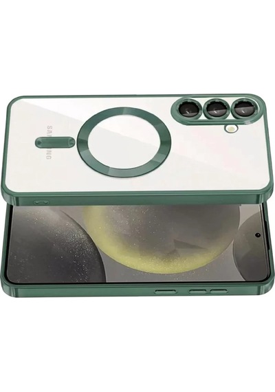 Newface Samsung Galaxy S26 Plus Kross Magneticsafe Kapak - Koyu Yeşil