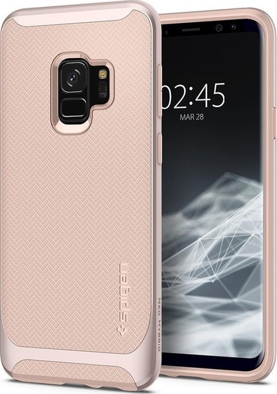 Spigen Galaxy Uyumlu S9 Kılıf Neo Hybrid Pale Dogwood