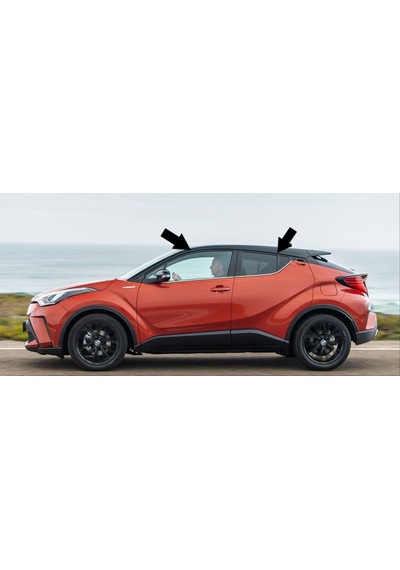 Autogp Toyota Chr Cam Çerçevesi Kenar Çıtası Krom Tamtur