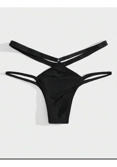 Don Moris Erkek Metalli Brazillian Slip Siyah