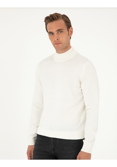 Pierre Cardin Erkek Ekru Kazak /triko 50296548-vr019 Ekru
