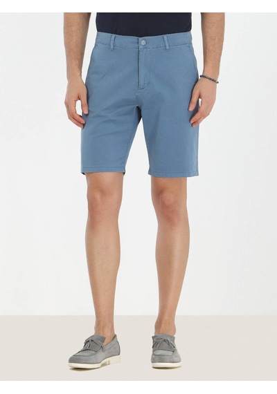 Kip Slim Fit Mavi Erkek Şort Brmd 118 001