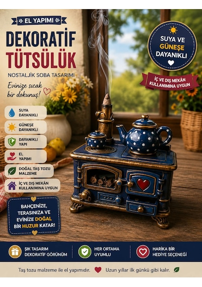 Nostaljik Soba Tütsülük / Buhurdanlık