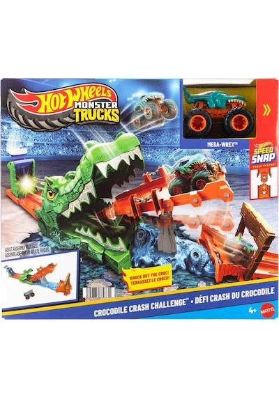 Hot Wheels Monster Trucks Timsahı Devir Oyun Seti Jjn45 Çok Renkli