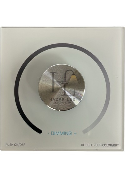 5-24 Volt Dimmer Anahtarlı Duvar Tipi Gömme Led Kontrol Cihazı Display Göstergeli Panel Tipi