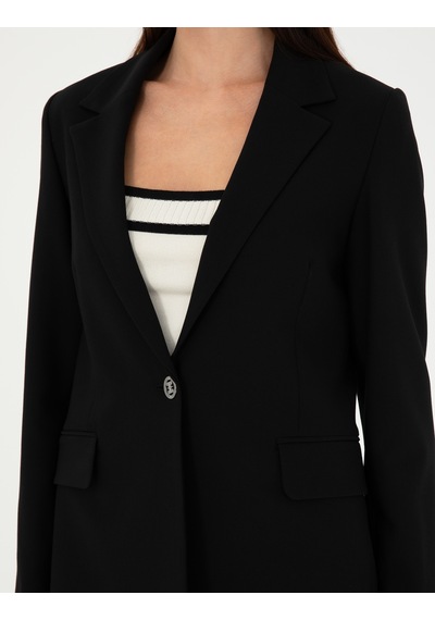 Pierre Cardin Kadın Siyah Ceket 50282093-vr046 Siyah