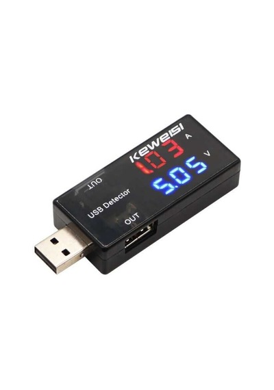 Usb Akım Ve Gerilim Test Cihazı, Volt-amp Ölçer - 2 Usb Çıkışlı