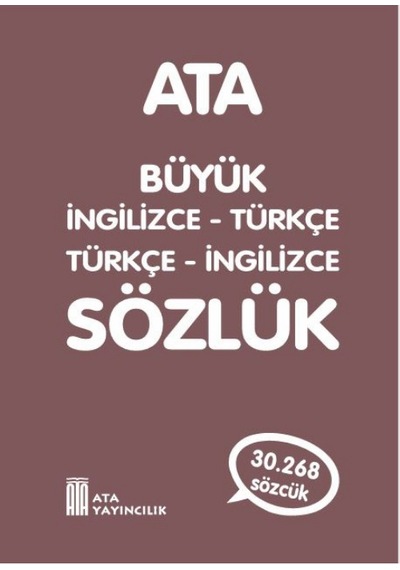 Büyük İngilizce - Türkce - Türkce - İngilizce Plastik Kapak