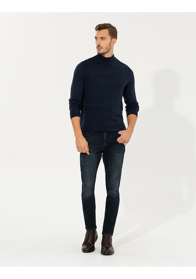 Pierre Cardin Erkek Lacivert Melanj Kazak /triko 50258797-vr120 Lacivert Melanj