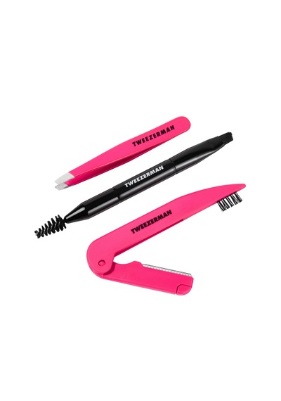 Tweezerman Mini Brow Rescue Kit - Mini Kaş Bakım Seti 02 Red