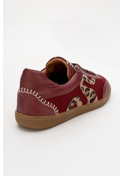 Luvishoes Luvi Shoes Perry Bordo Hakiki Deri Kadın Spor Ayakkabı Bordo