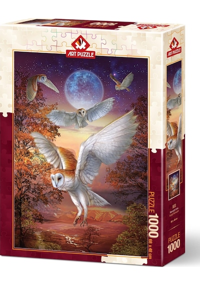 Art Puzzle Ayışığı Baykuşları 1000 Parça Puzzle