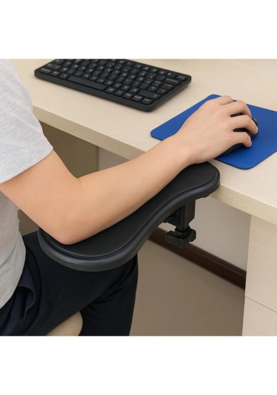 Ayarlanabilir Masa Sandalye Kol Dirsek Dayama Pedi Desteği Aparatı Klavye Mouse