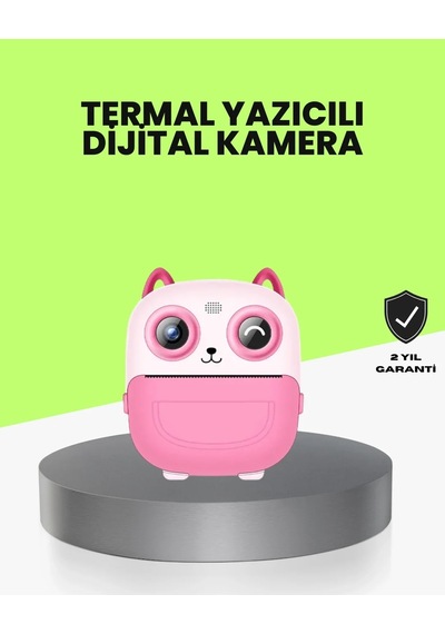 Ers Termal Baskı Özellikli Çocuk Kamerası 1080p Video Destekli