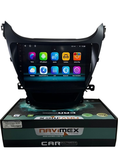 Hyundai Elentra 2014-2016 Navimex 6-64 Fanlı Profesyonel Oem Multimedia