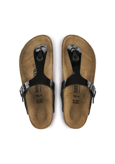 Birkenstock Gızeh Patent Kadın Terlik Siyah 043661 Juststep