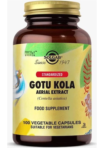 Solgar Gotu Kola Aerial Extract 100 Kapsül - Dmm00768