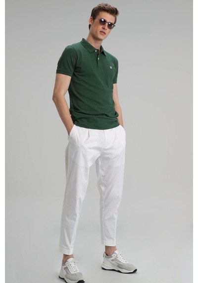 Lufian Laon Spor Polo Erkek Tişört Yeşil 111040055100600 Yeşil