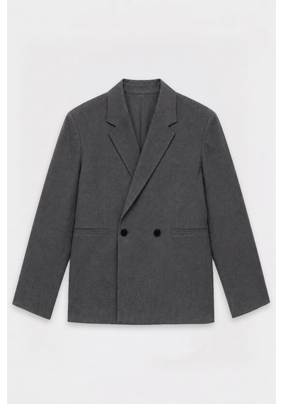 Antioch Relaxed Fit Erkek Blazer Ceket Gri-1