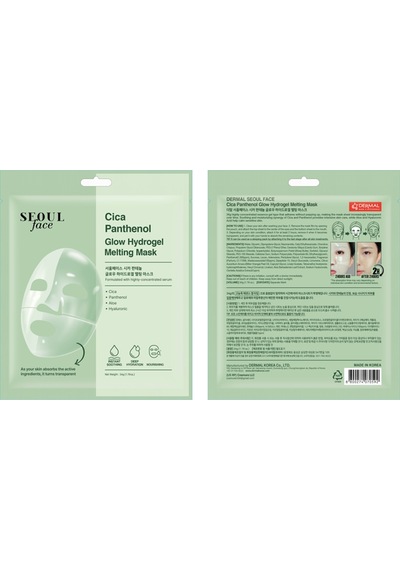 Dermal Seoul Face Cica Pantenol Hidrojel Eriyen Nemlendirici Kore Maskesi 34 Gr