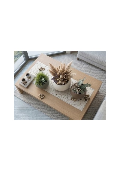 Modern Küre Saksı Seti, 3'lü Su Sızdırmaz Ve Dekoratif