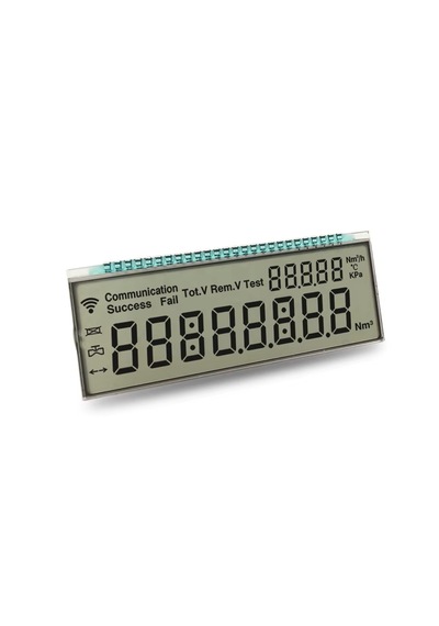 26 Pin Segment Lcd Ekran Camı Endüstriyel Tip Custom Panel