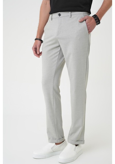 Efor Comfort Fit Beli Lastikli Gri Jogger Pantolon P 1183 Gri