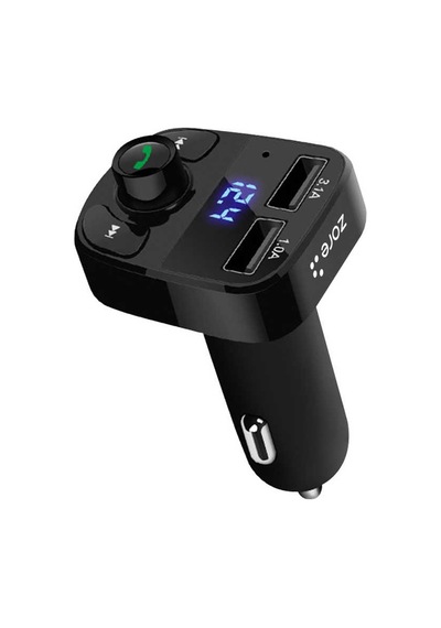 Zore Zr-wp3c01 Bluetooth Transmitter Mp3 Araç Şarjı - Siyah Siyah