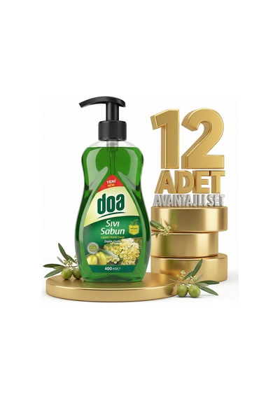 Doa Sıvı El Sabunu Zeytin Çiçeği 12x400 Ml