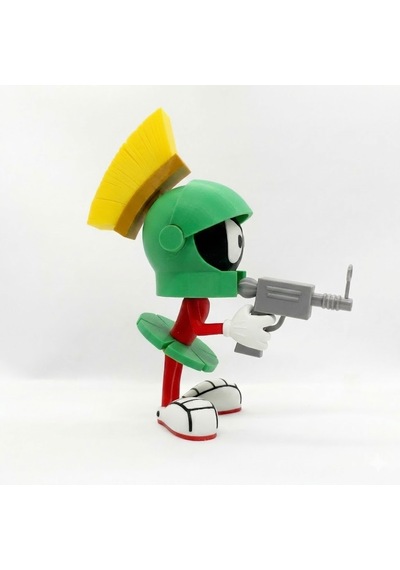 Marvin The Martian Figür Uzaylı Karakter Koleksiyon Figürü Dekoratif 3d Baskı Masaüstü Süsü 0