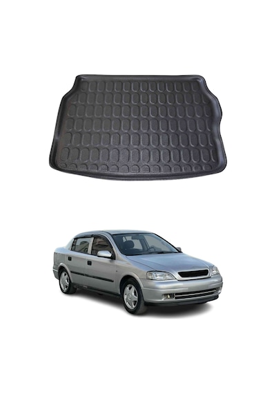Opel Astra G Hb 1999-2004 Arası Uyumlu Araca Özel Kauçuk Tpe Bagaj Havuzu Siyah