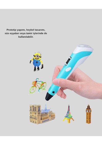 3d Yazıcı Kalem Fdm Teknolojili Ve Abs Pla Filament Uyumlu
