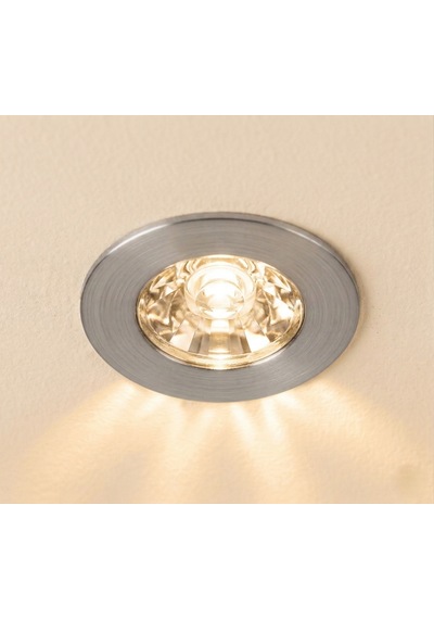 5 Adet Cata Ct 5270 Yıldız 1.5w Sıva Altı Led Spot Satin Kasa Gün Işığı 3200k Saten