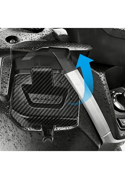 Nmax Techmax 125/155 2025-2026 Sol Cep Torpido Kapak Askı Aparatlı Karbon Modifiye