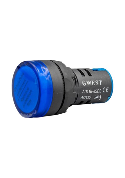 Gwest 22 - 24v - M Led Sinyal 24v. Ac-dc Mavi 10 Adet