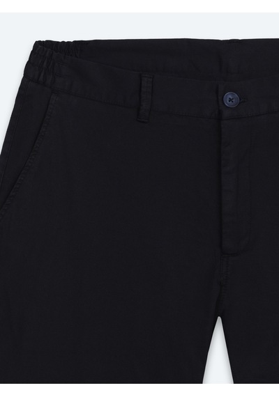 Kip Lacivert Dokuma Jogging Fit Casual Pamuk Karışımlı Pantolon Lacivert -