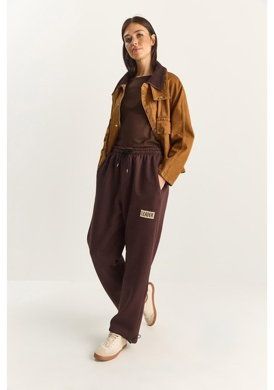 Shade Kadın Basic Jogger Relaxed Polarlı Eşofman Altı 60283860 - Kahverengi