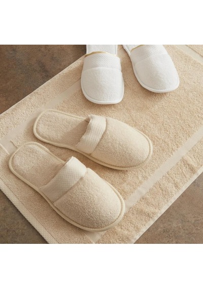 Karacahome Glory Lurex Gold Bej 9 Parça Aile Banyo Seti Bej