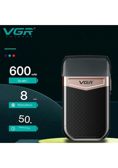 VGR V331 Usb Şarj Edilebilir Mini Şarjlı Tıraş Makinesi