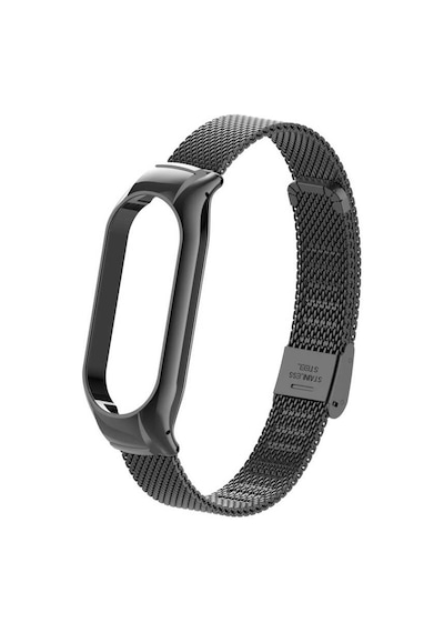 Xiaomi Mi Band 7 Uyumlu Krd-06 Metal Nrtk Kordon-siyah