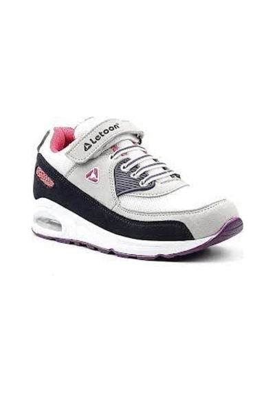Letoon Air Max 6300 Grı Fuşya Memory Foam (Akıllı) Taban Gri
