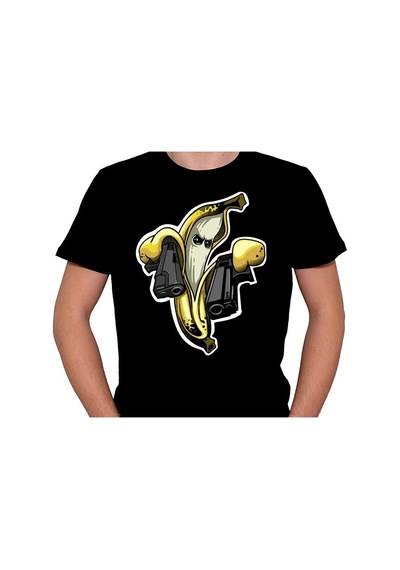 Gang Banana Guns Mafia Eşkiya Muz Tişört Unisex T-shirt 001