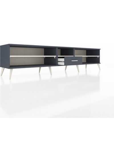 Hyperion Tv Ünitesi 3 Raflı Tek Çekmeceli 220x44x51 Antrasit-aytaşı/antrasit Aytası/antrasıt - Antrasıt Hyperion Tv Ünitesi 3 Raflı Tek Çekmeceli 220x44x51 Antrasit-aytaşı/antrasit Aytası/antrasıt - Antrasıt