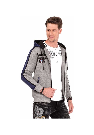 Cipo & Baxx Cl312 Kapşonlu Kalın Kışlık Erkek Sweatshirt 001