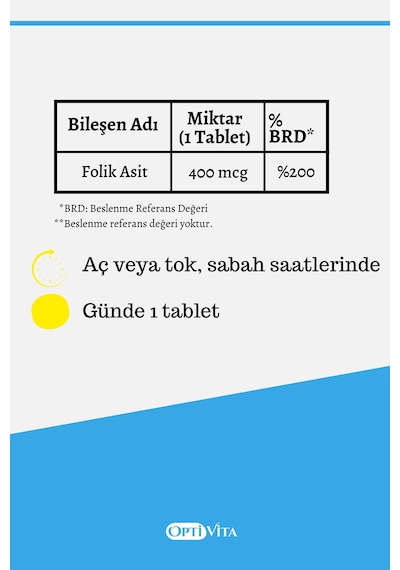 Optivita Folic Acid 400 Mcg 30 Tablet